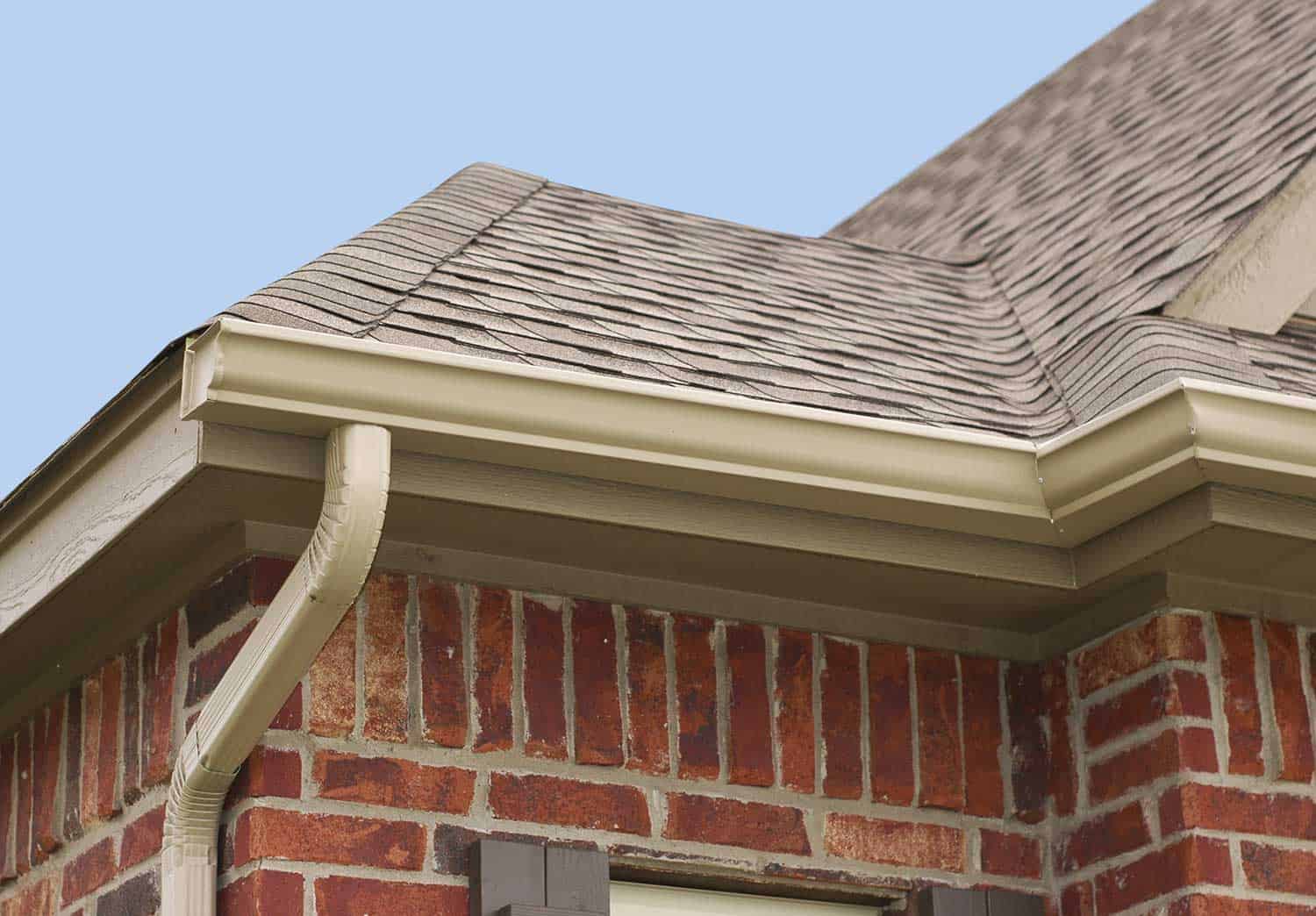 House roof and gutters