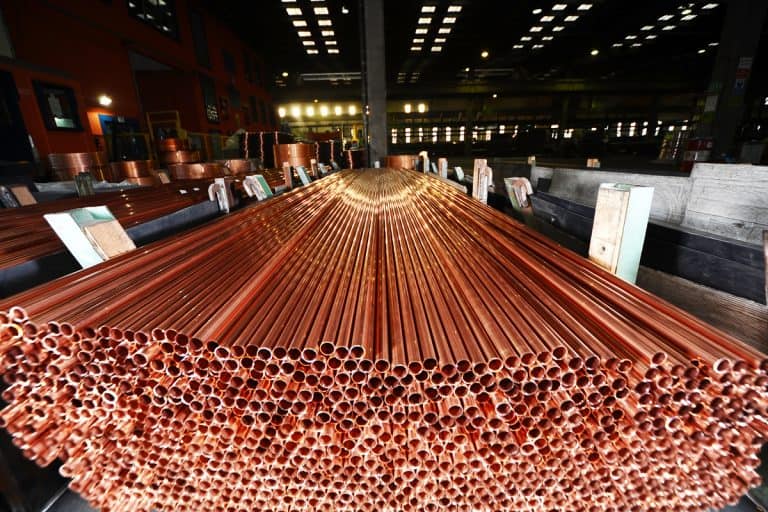 Newly finished copper pipes stacked and stored on a safe place ready for shipping, Is a Copper Pipe Made of Pure Copper?