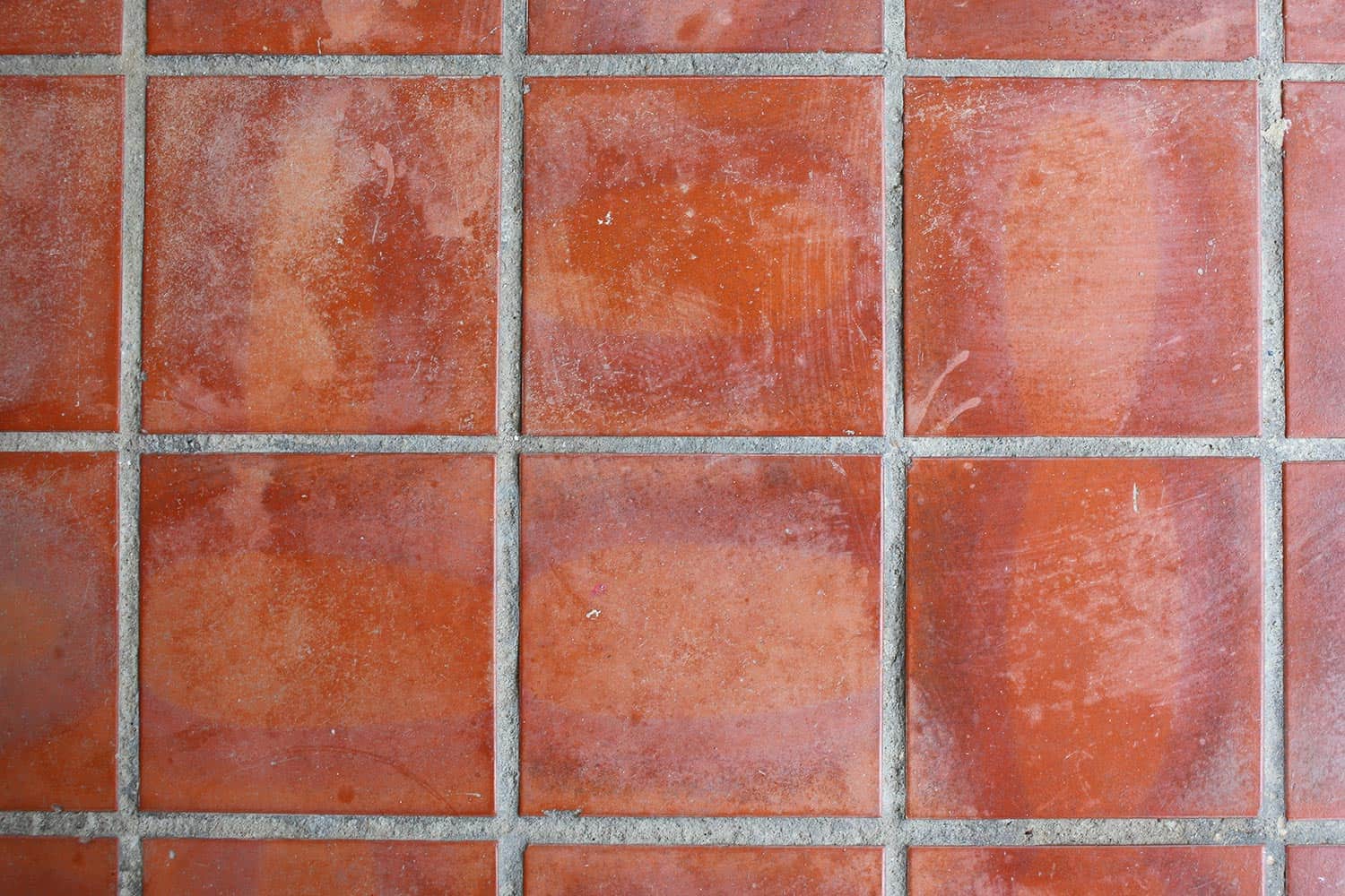 Photo of red tile floor
