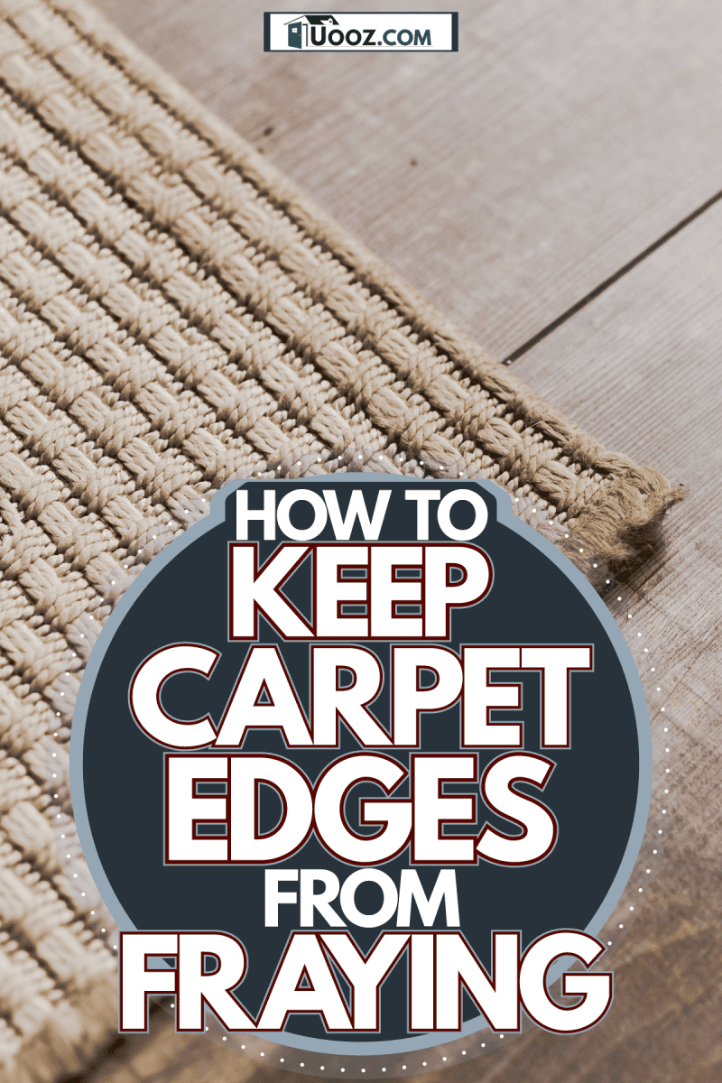 A brown colored carpet with a square pattern matching the floor, How To Keep Carpet Edges From Fraying