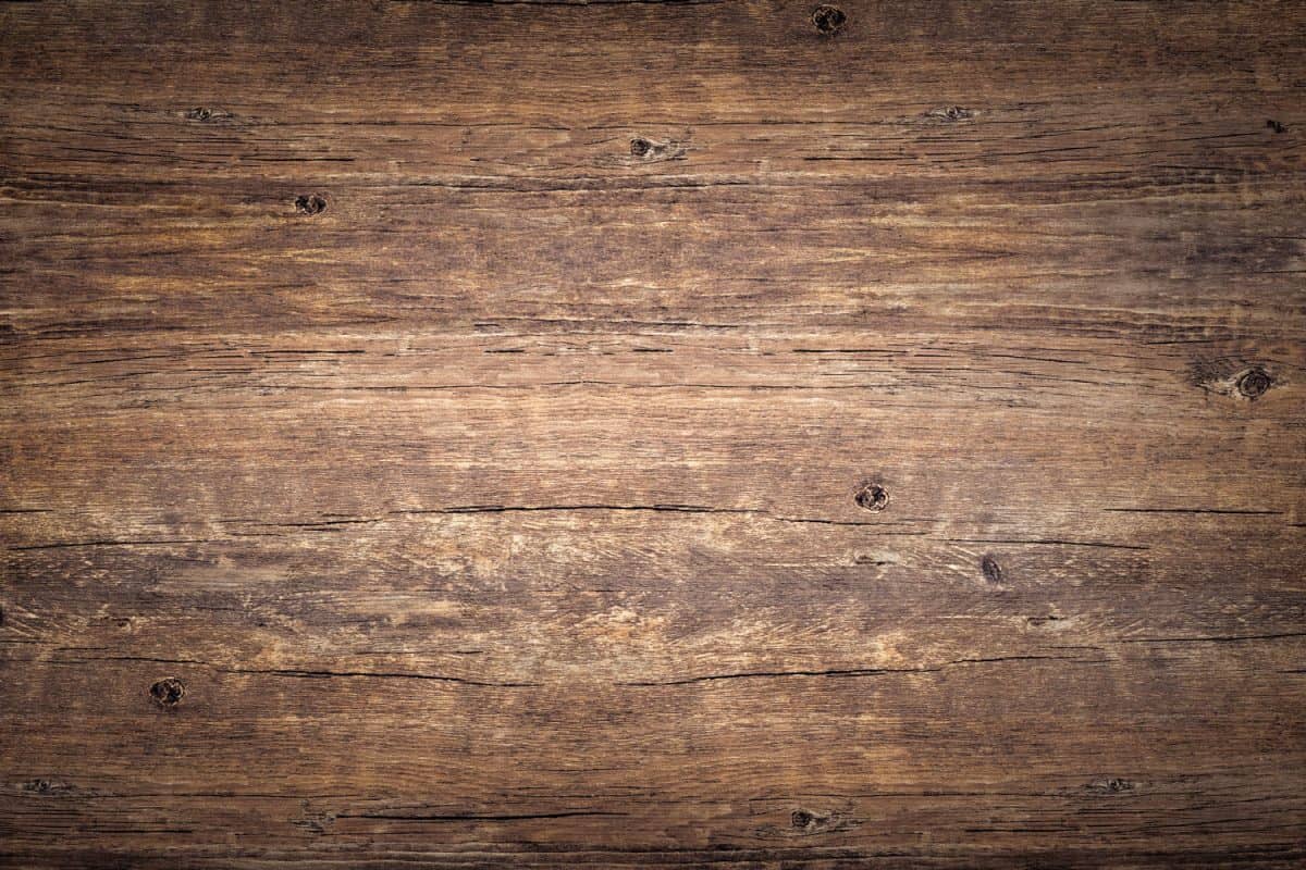 Knot holes in the wooden flooring
