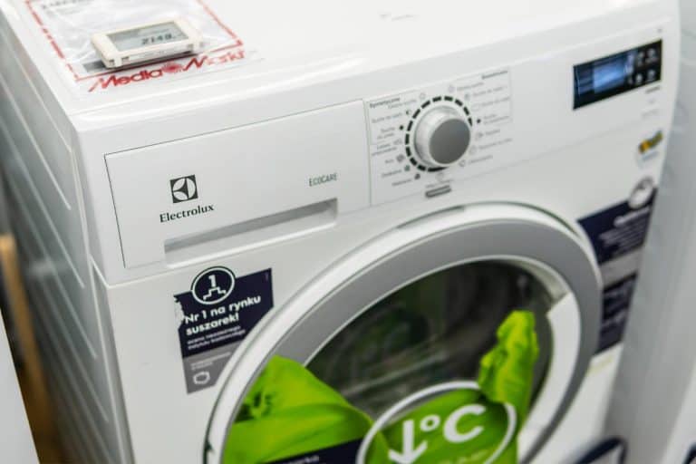 Electrolux EcoCare dryer washing machine on display, Electrolux Dryer Won't Start—What To Do?