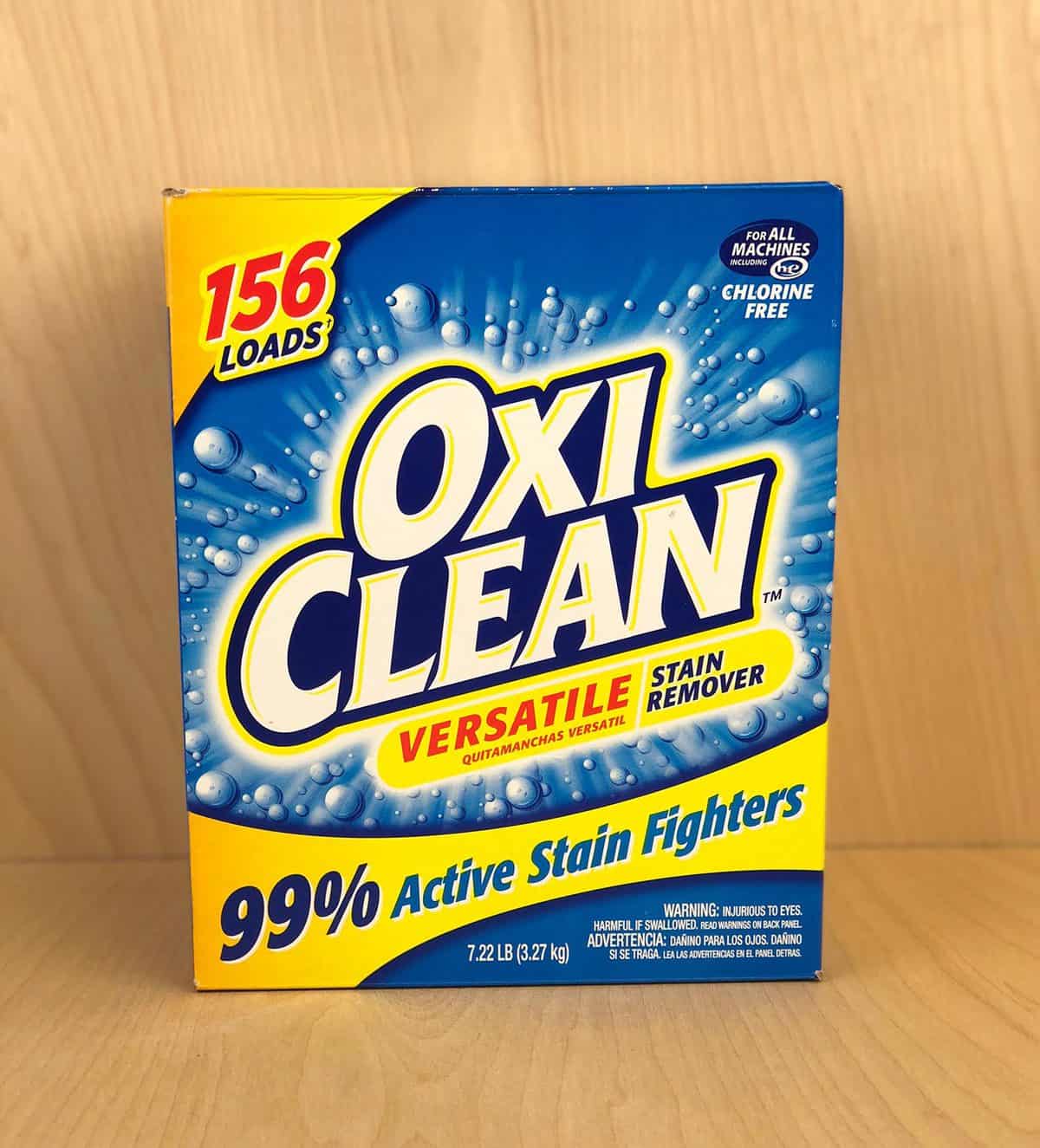  Box of OxiClean Laundry detergent