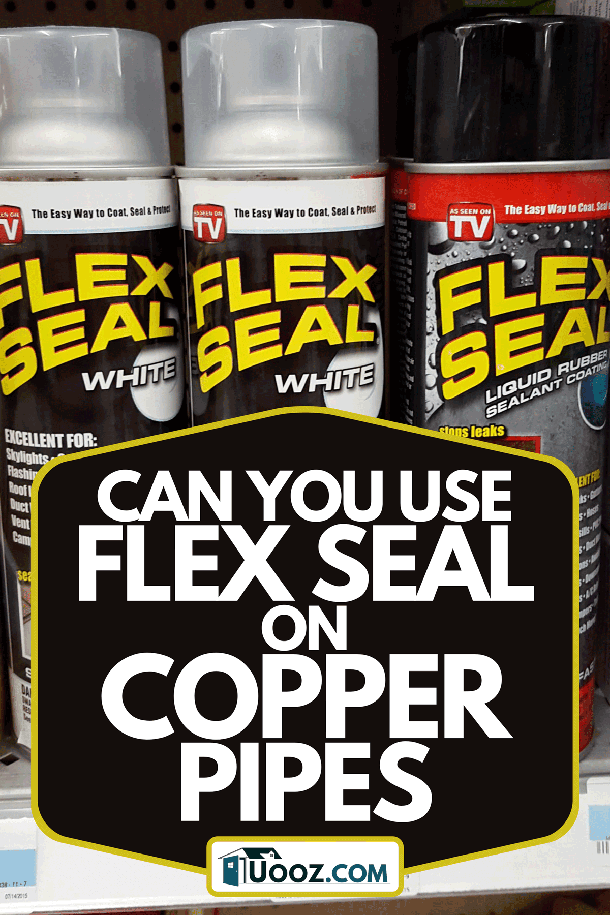 A Flex Seal liquid sealer lubricant on display, Can You Use Flex Seal On Copper Pipes