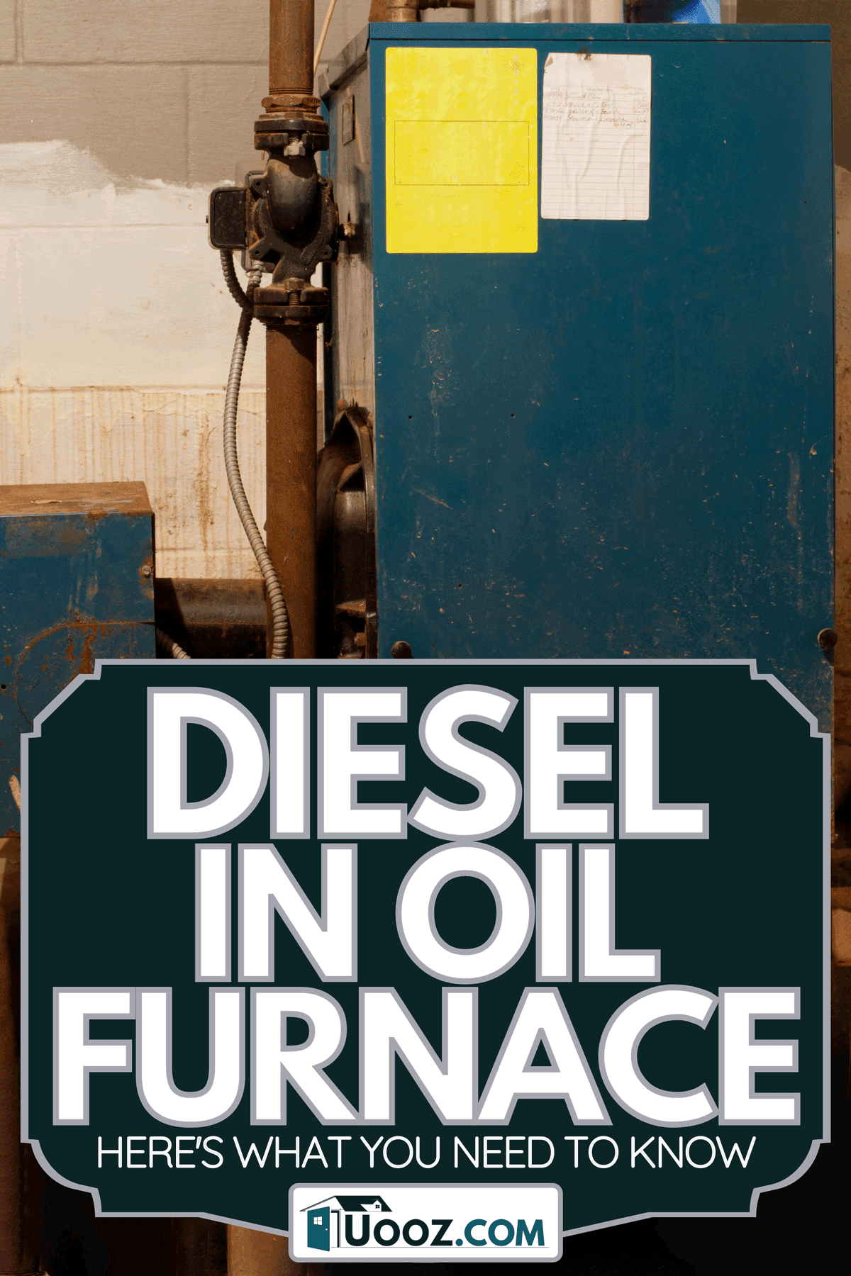 An oil furnace in a basement, Diesel in Oil Furnace? Here's What You Need To Know