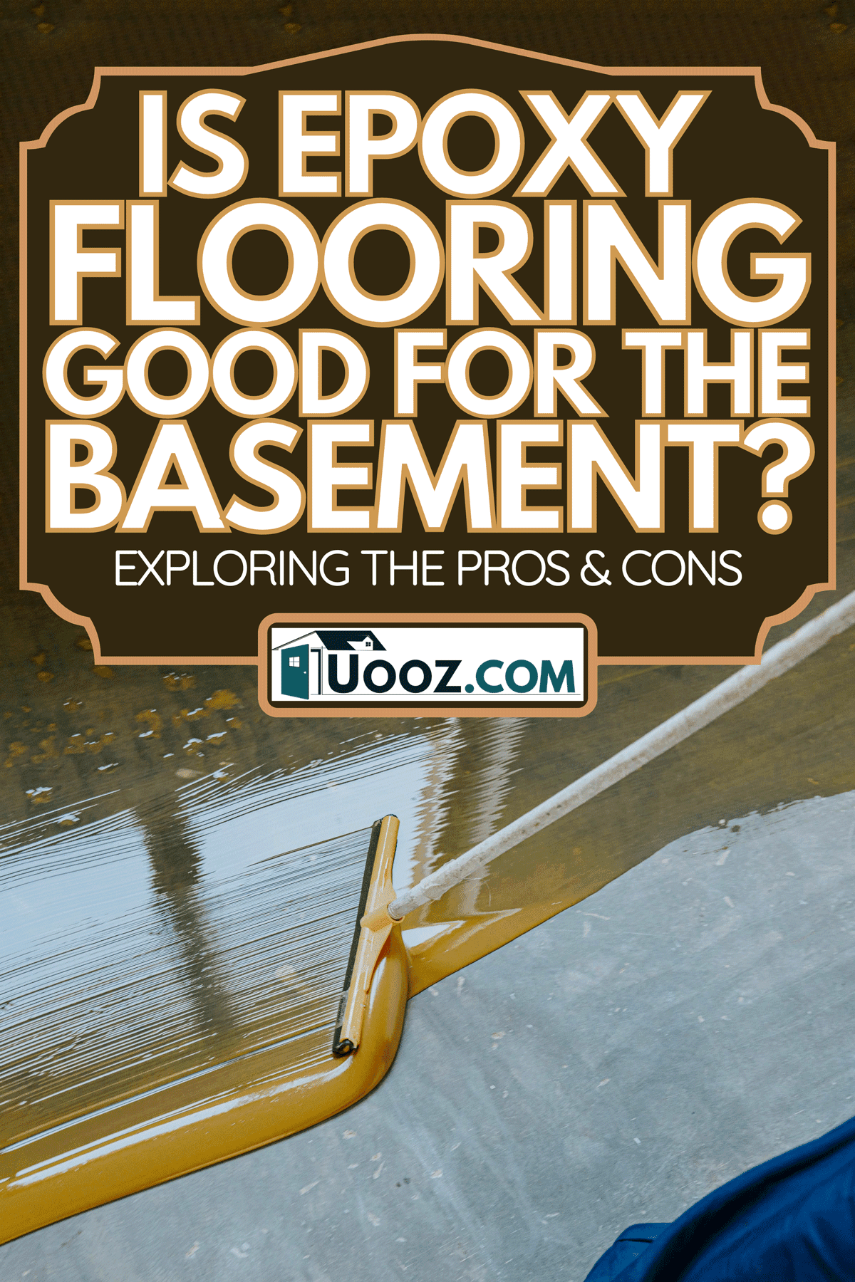 Epoxy resin applied to the floor, Is Epoxy Flooring Good For The Basement? [Exploring the Pros & Cons]