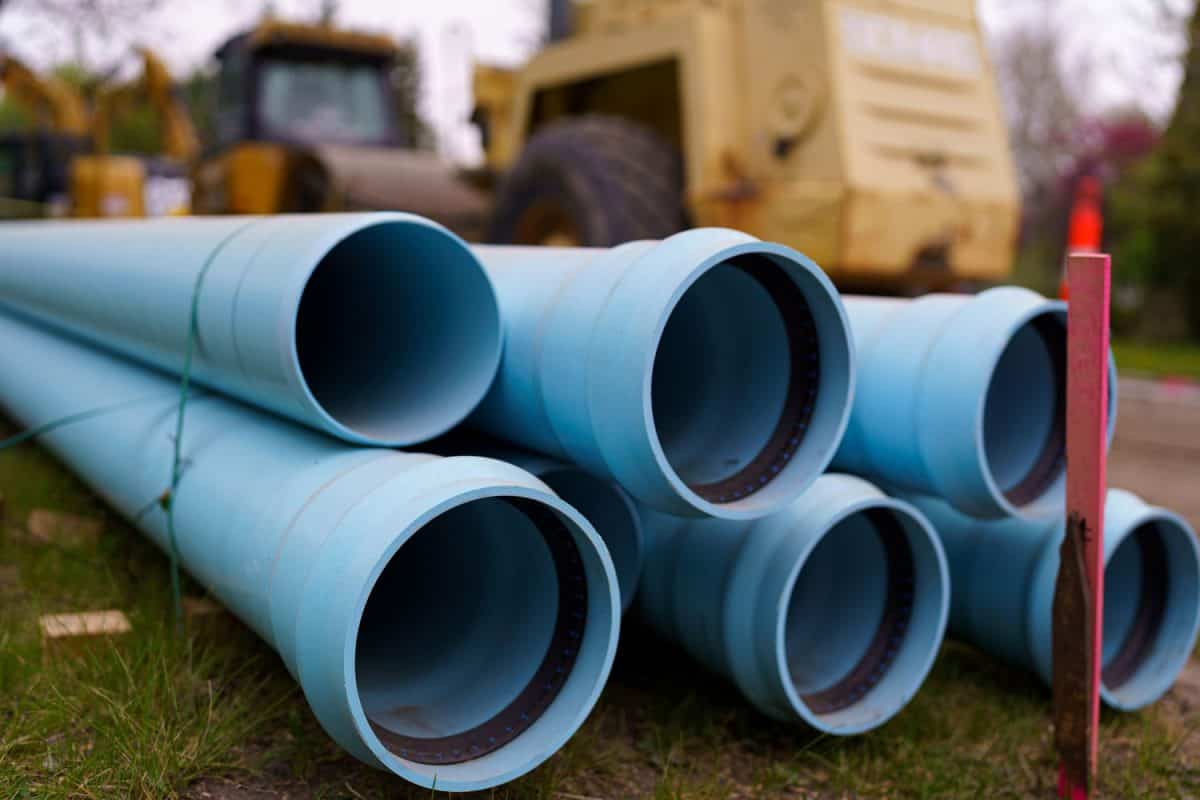 Main water pipes for a small or medium residential home