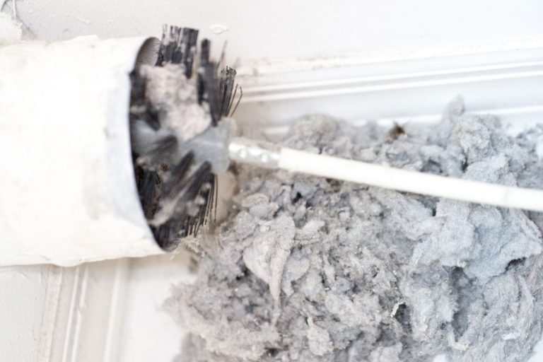 Removing lint from the dryer vent, How To Insulate The Dryer Vent
