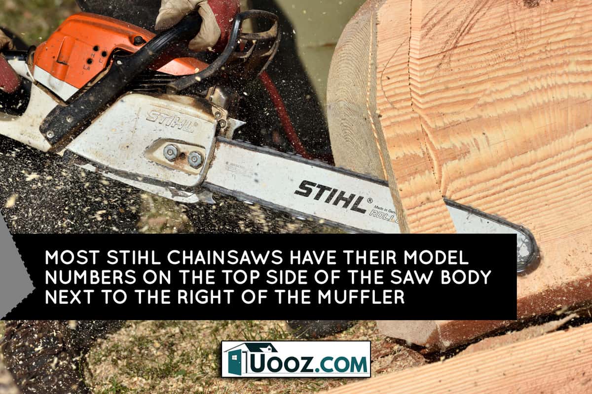 Stihl chainsaw in Kaunas, How To Find The Model Number On A STIHL Chainsaw