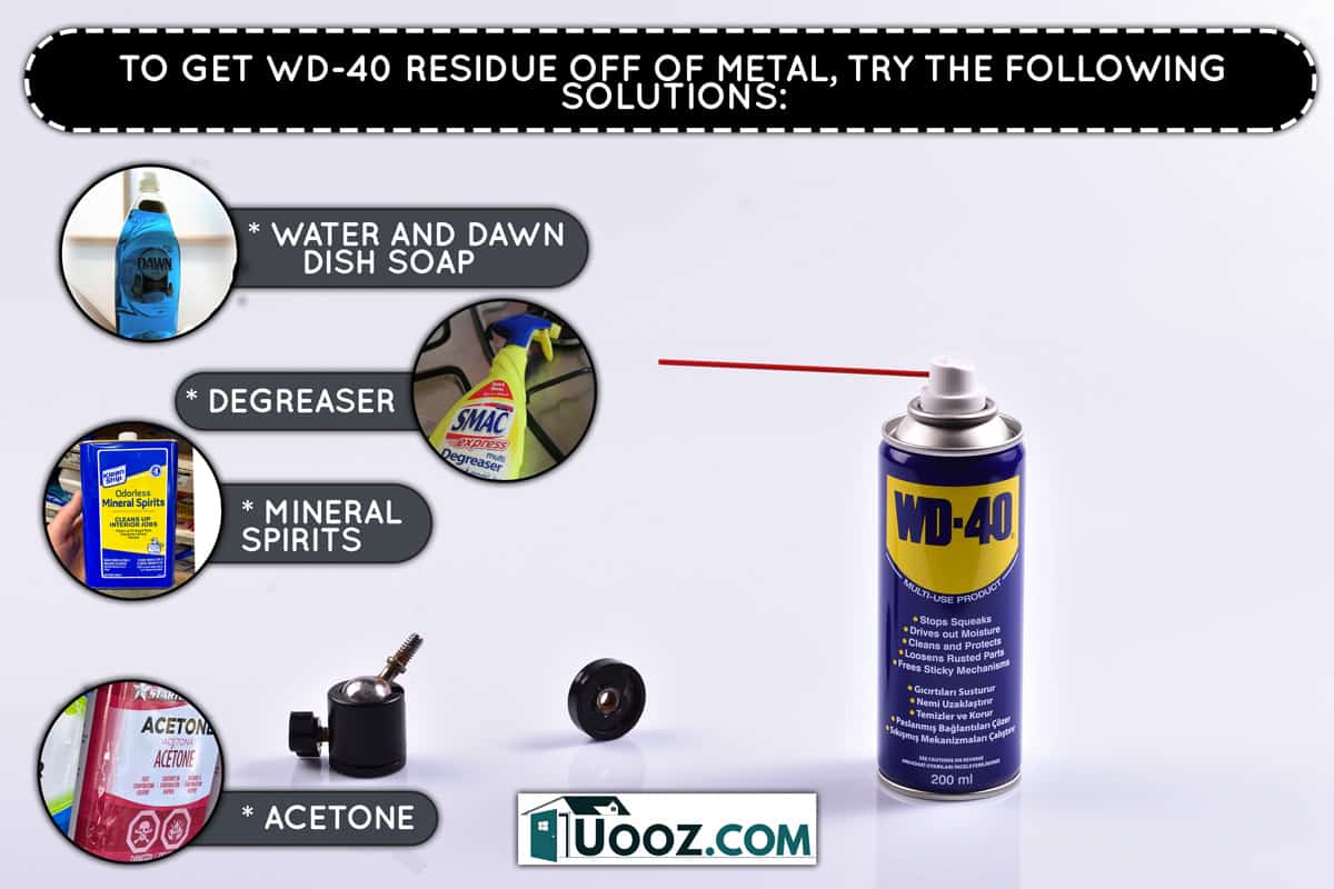 World's most widely used wd-40 brand rust removal and lubrication chemical, How To Remove WD-40 From Metal