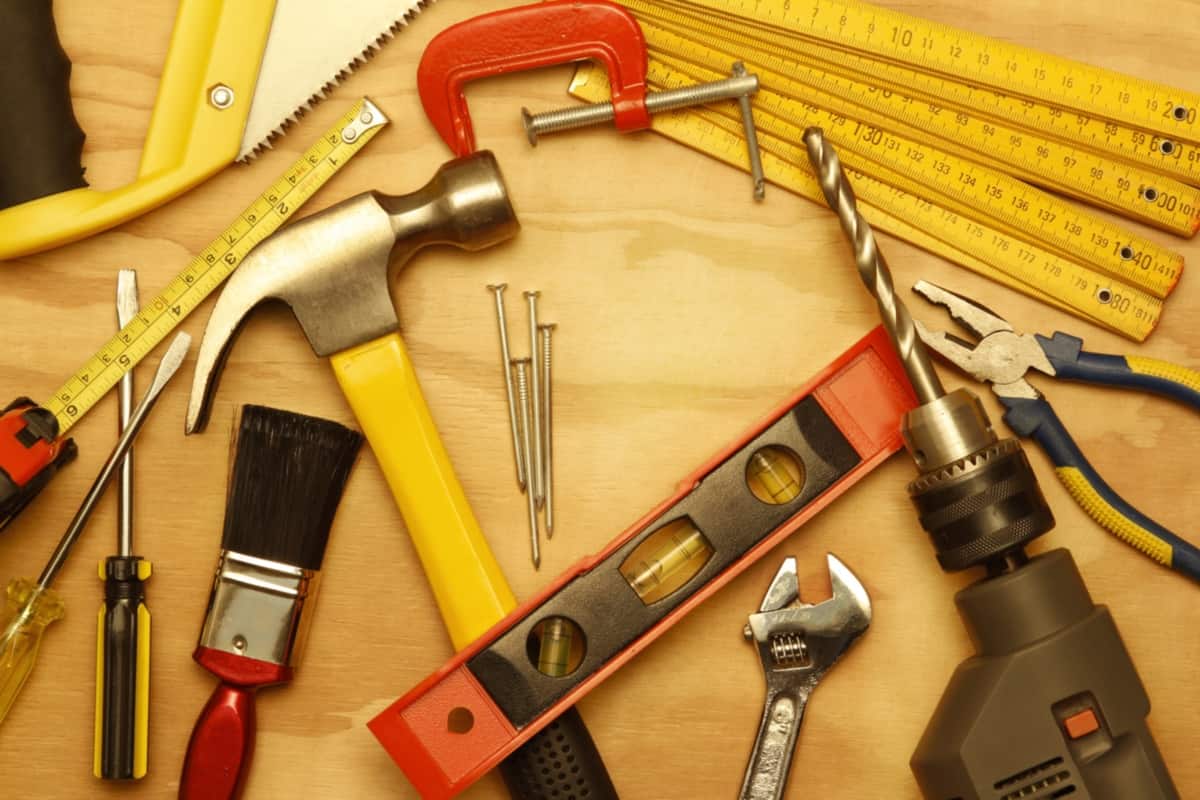 Get The Needed Materials Ready - Assorted work tools on wood