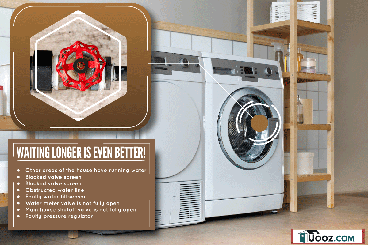 A washing machine home appliance with dryer beside it, Why Does Water Pressure Drop When Washing Machine Is Running?