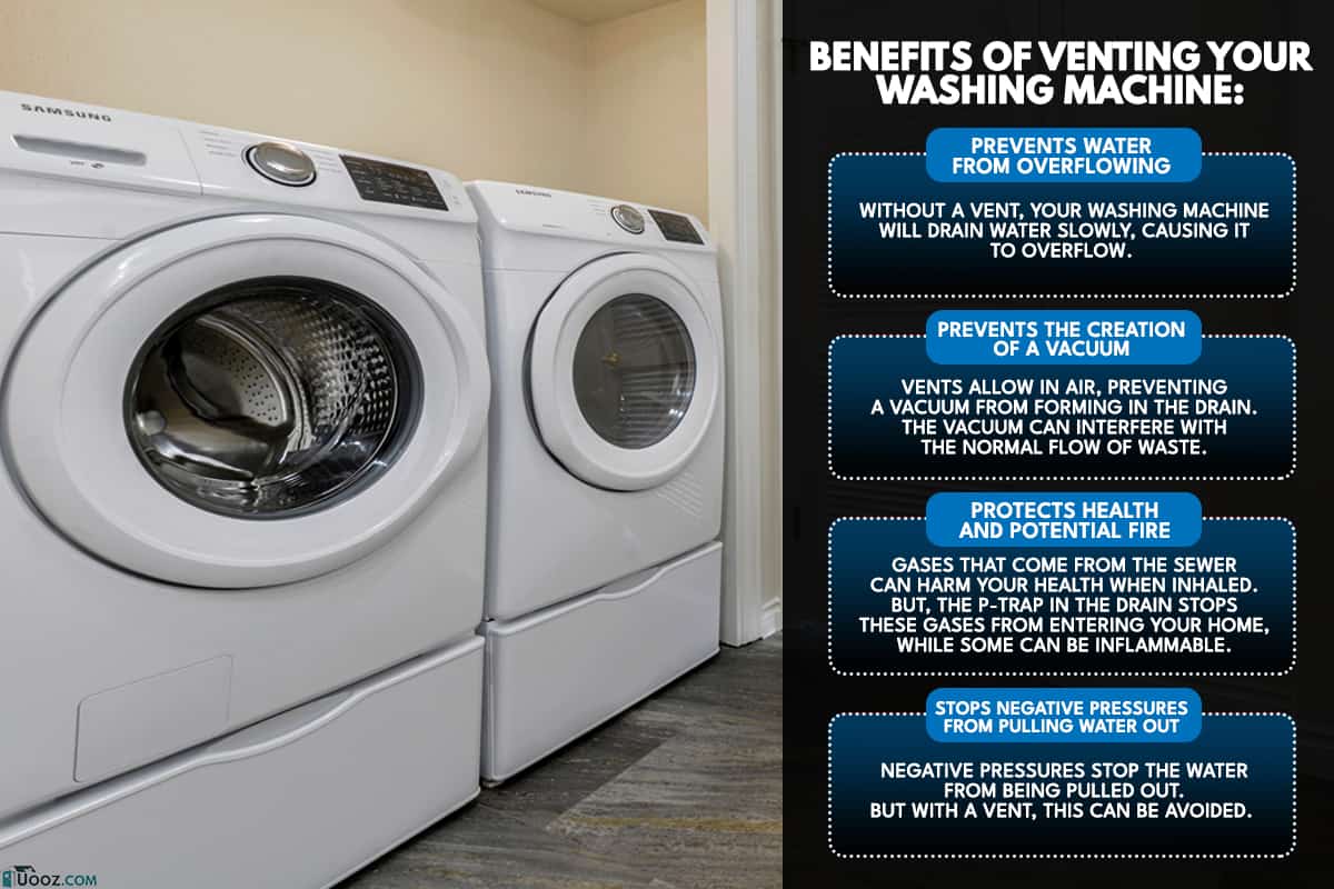 Benefits of venting your washing machine, Does Washing Machine Drain Need To Be Vented [Inc. Why And How To]?
