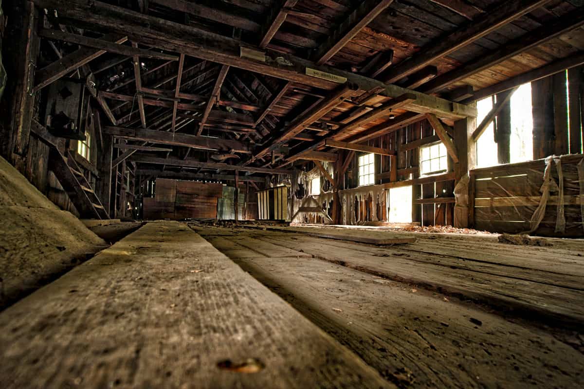 Old abandoned mill in Canada