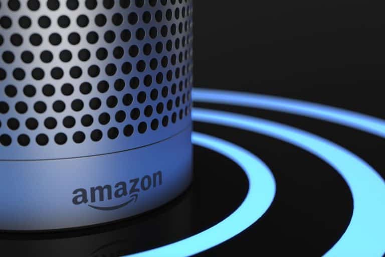 Amazon Echo Smart Home Alexa Voice Service in a kitchen on October 25, 2018 in Barcelona. - Can Alexa Play The Radio? [And How To]