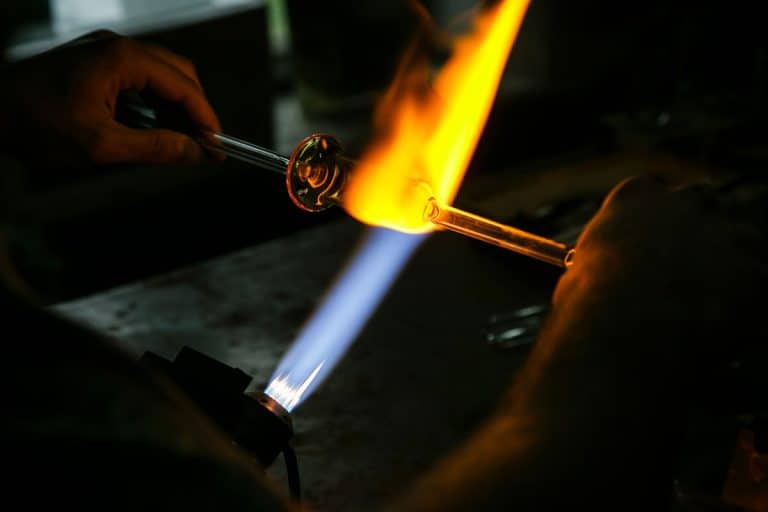 a process-handmade-glassworks-manufacturing-glass-blowing, How Hot Does A Propane Torch Get?