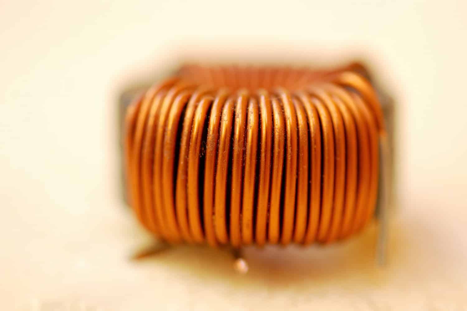 An insulated copper coil, inductive component that stores energy as a magnetic field by induction