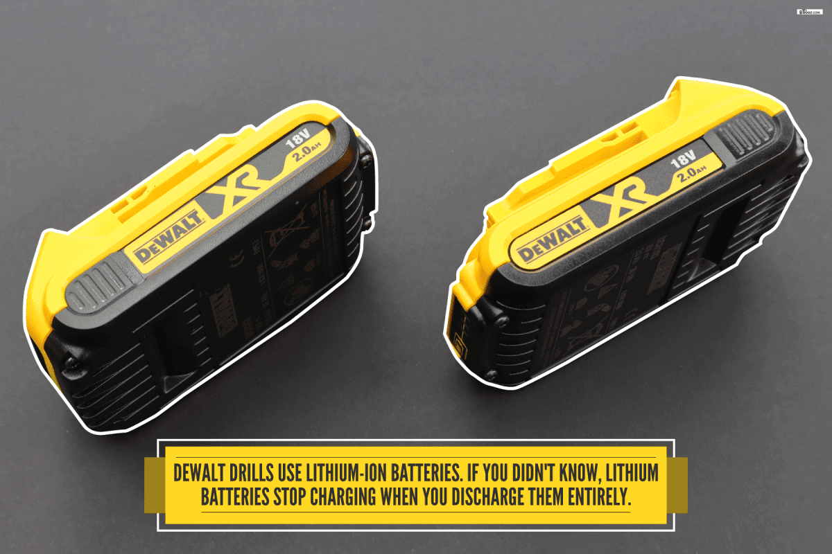 Two DeWalt chargeable drill batteries, Dewalt Battery Won't Charge - Why? What To Do?
