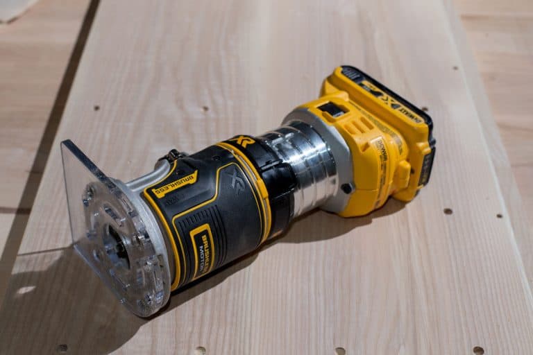 sin lit Dewalt router used on wood works of the house, How To Use A Dewalt Router [Step By Step Guide]