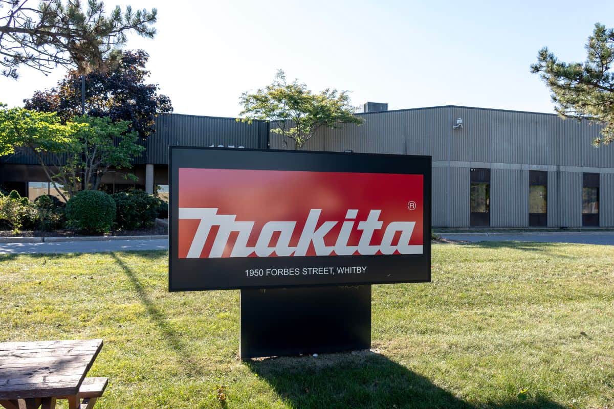 Makita Canada Corporate Administration office in Whitby, Ontario, Canada. Makita Corporation is a Japanese manufacturer of power tools.