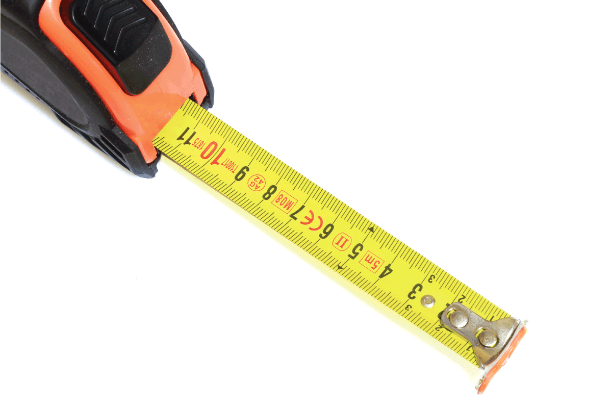 The measuring tool on a white background