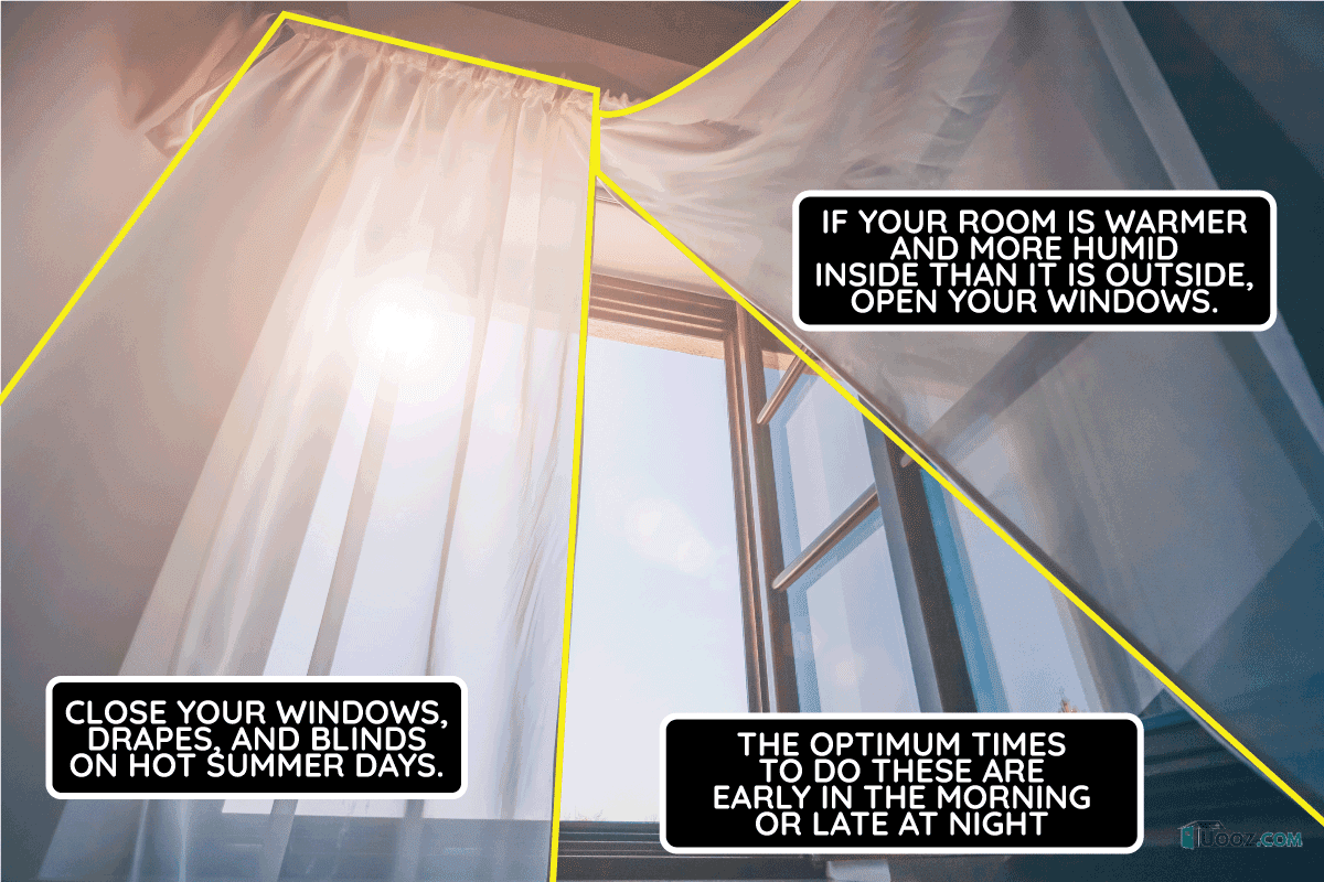 Bright morning sun in the open window through the curtains. How To Make A Fan Blow Cold Air