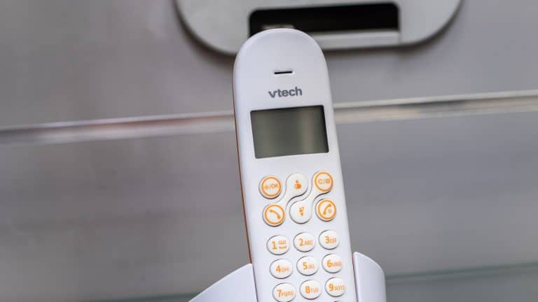 landline wireless cordless phone VTECH CS1100-O on display, How To Quickly & Easily Unblock Numbers On Your Vtech Home Phone 1600x900